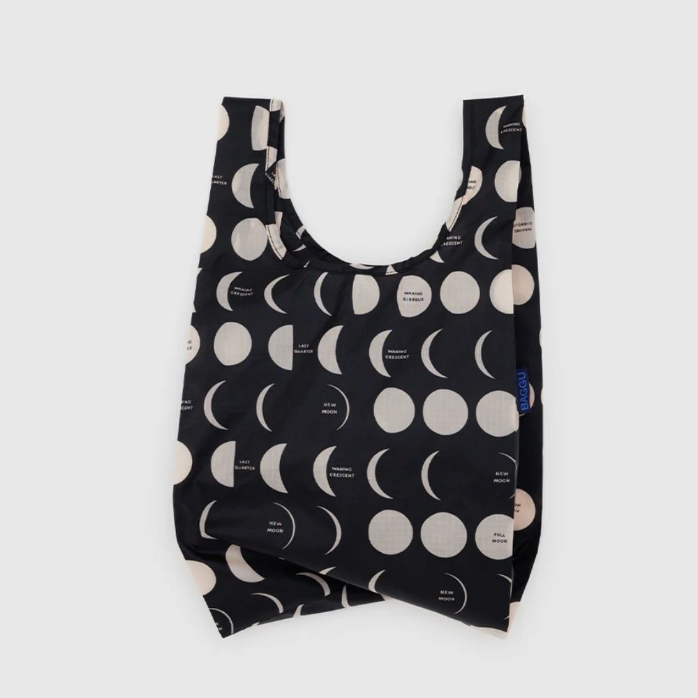 BAGGU Baby Baggu Moon Pattern Reusable Tote Bag - Great for Travel - 4x4in NWT